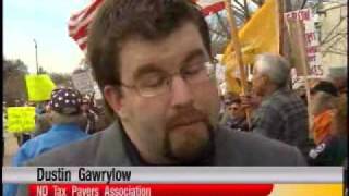 April 15th, 2009 Tax Day Tea Party News Coverage (KFYR-TV)
