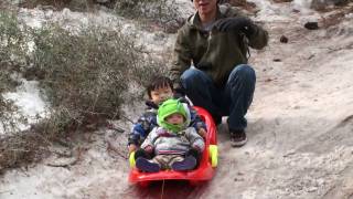 Matix and Sho riding Mountain High for the first time.