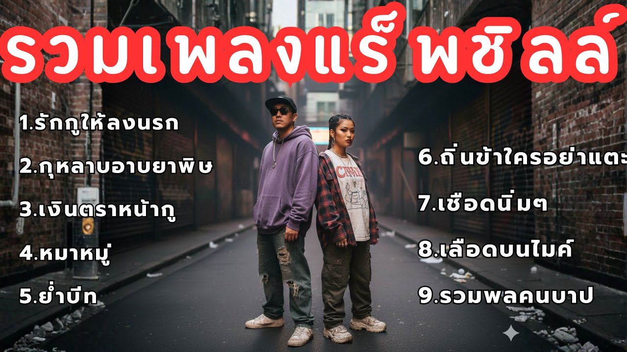 รวมเพลงแร็พ ฮิปฮอป Rap/Hip hop ฟังเพลินยาวๆ ไม่มีโฆษณาคั่นบ่อย - [RAP ZONE V] Vol.8