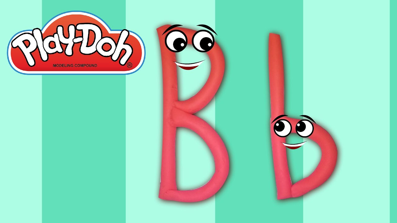 Play doh letter B YouTube
