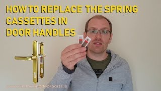 How To Replace The Spring Cassettes In Door Handles by Paddy's Diy 94,357 views 4 years ago 2 minutes, 35 seconds