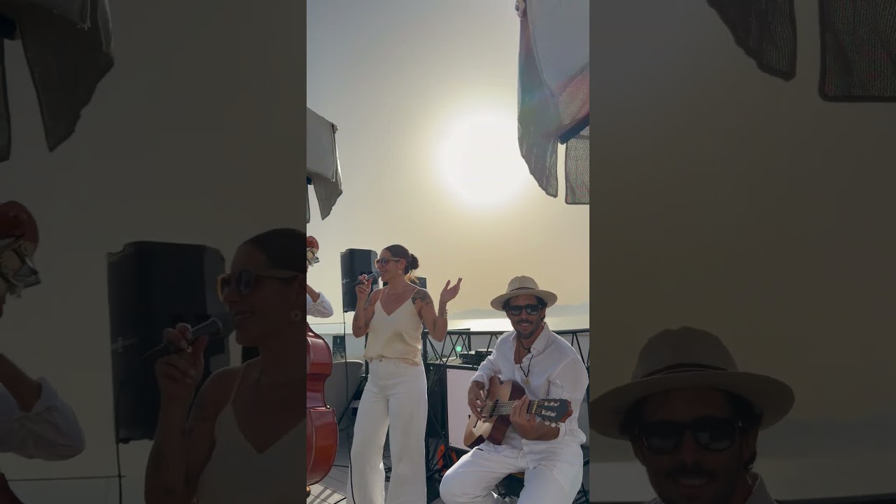 White Party & Live music @touche.talent #whiteparty #mallorca #mediterranean #livemusicstream