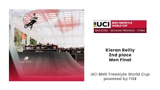 Kieran Reilly - 2Nd Place Men Final Uci Bmx Freestyle World Cup Bazhong 2023