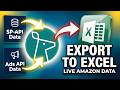 How to Export Amazon SP-API Data to Excel