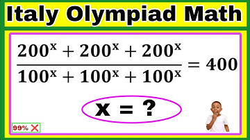 Italy | Can You Solve This Tricky & Beautiful Algebra Olympiad Math Problem | Brain Booster Math.