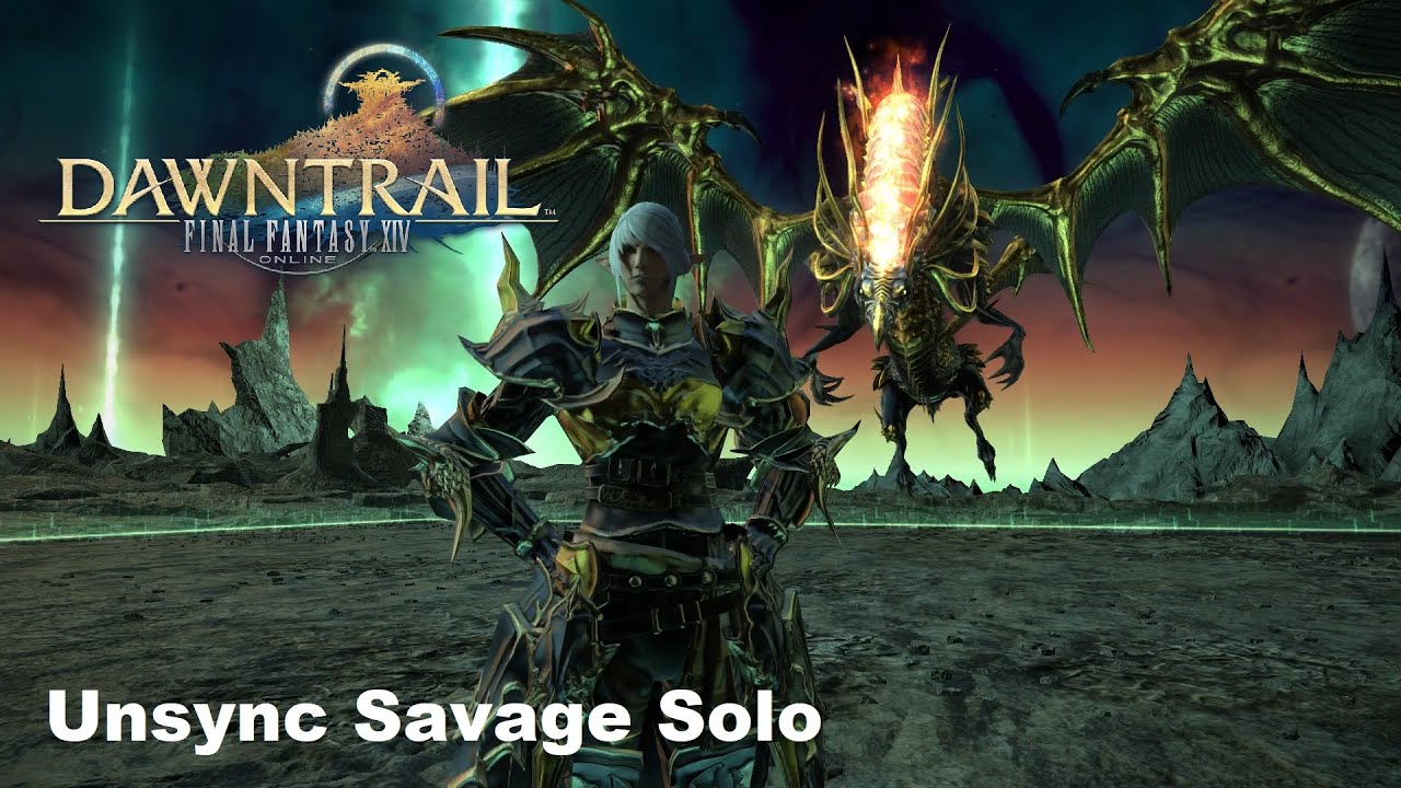 Final Fantasy XIV Dawntrail - Gameplay Alphascape v2 Savage (O10S) Unsync Solo as DRG