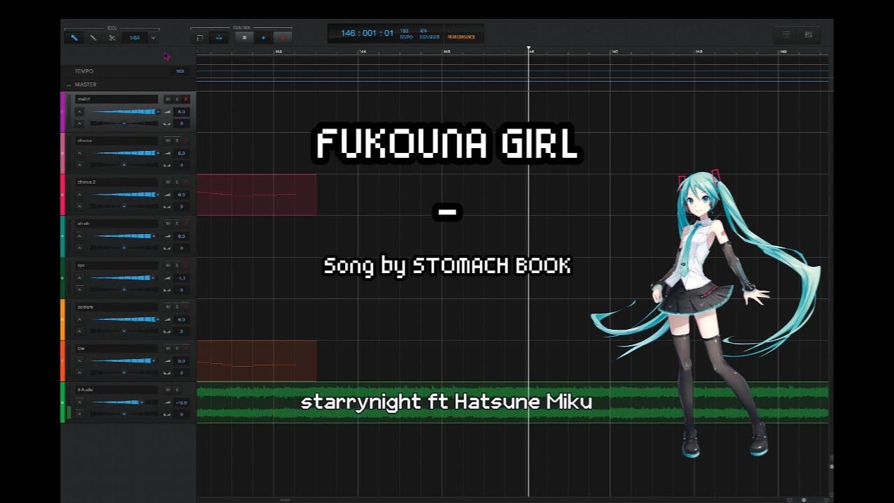 【Hatsune Miku】Fukouna Girl【VOCALOID Cover】
