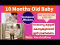 10 Months Old Baby Growth &amp; Development. When can babies eat Full egg &amp; Dry Fruits. Baby vaccination