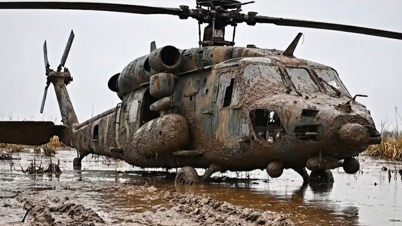 Rescuing a UH 60 Black Hawk Buried in Rust and Mud — A Complete Ground Up Restoration