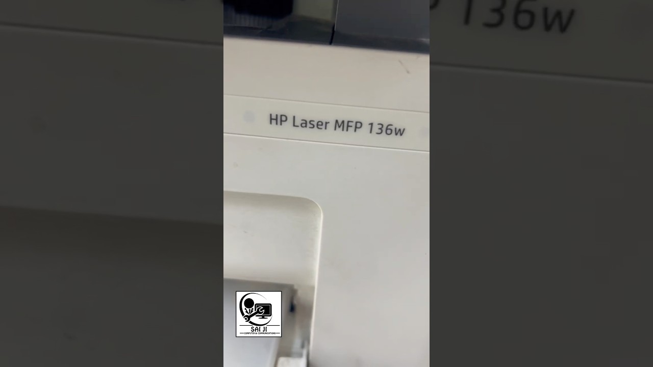 HP Laser MFP 136w printer full service Light printing toner Refill paper jam paper pickup problem