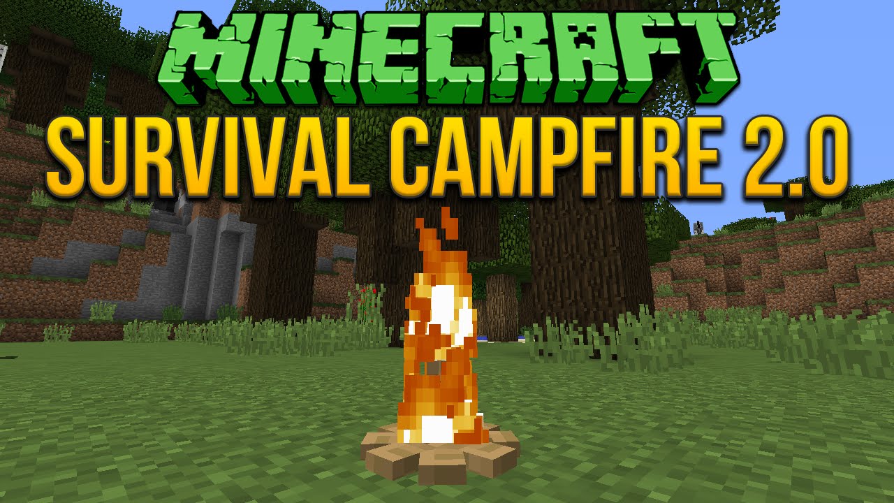Minecraft 1.8: Survival Campfire 2.0 (Fixed) Tutorial - YouTube