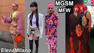 MGSM RUNWAY Guests, Outfits, Streetstyle Milan fashion week  🇮🇹 #italy #milan #mfw
