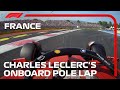 Charles leclercs onboard pole lap  2022 french grand prix  pirelli