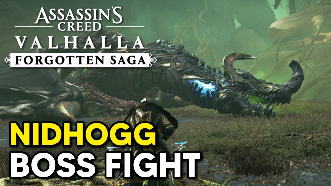 Assassin's Creed Valhalla - Nidhogg Boss Fight (Forgotten Saga)