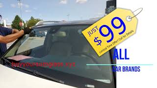 How much to replace windshield GMC Sierra 1999-2025
