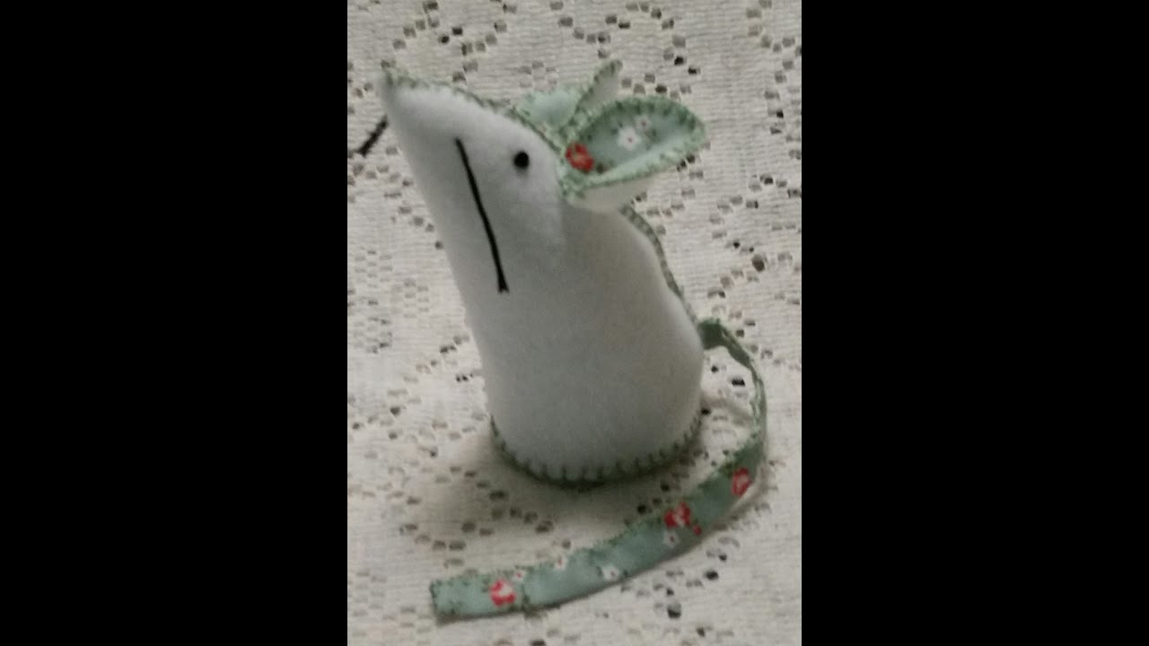 Mouse Pin Cushion Tutorial - YouTube