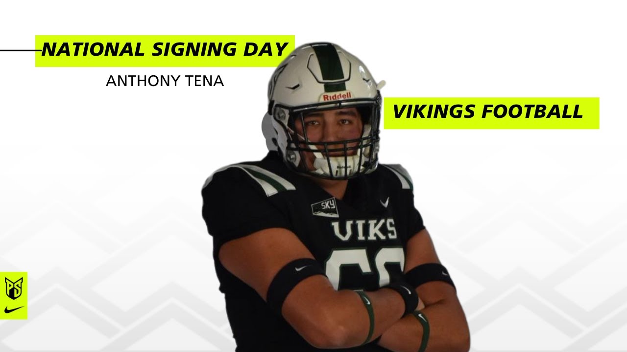 Anthony Tenas Anthony Tena signs with Portland State Football - YouTube