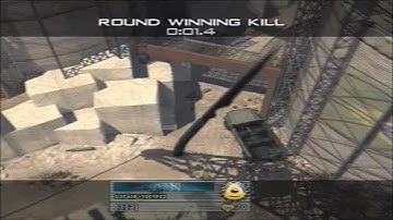 MW2 Throwing Knife Trick Shot