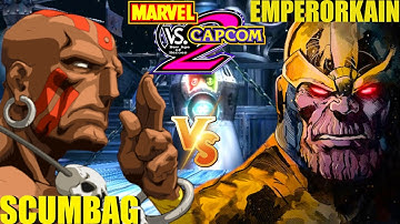MvC2 Mvci Umvc3 SCUMBAG vs EMPEROR KAIN pt 3
