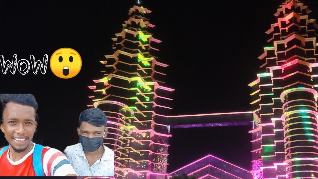 first-look-malaysia-twin-tower-durga-puja-2022-kalyani-iti-more