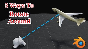 How To Rotate Objects Around Other Objects | Blender Quick Tutorial | 3 Easy Methods