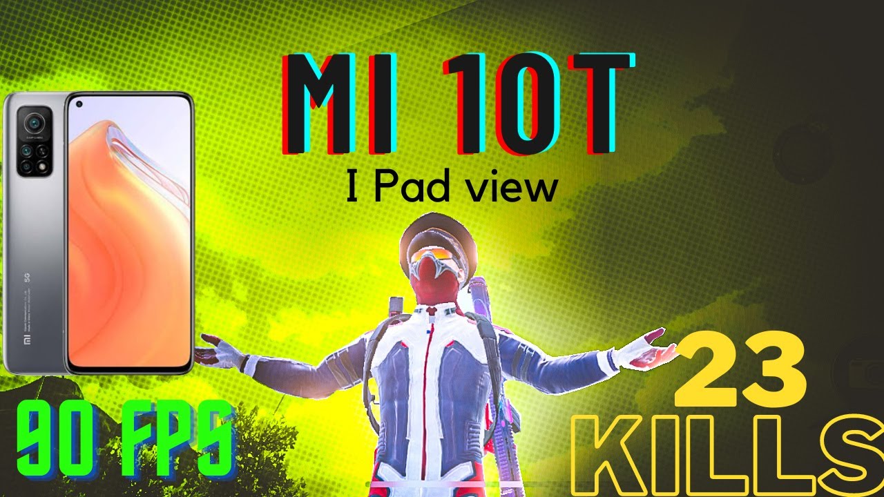 Xiaomi mi 10T ipad view | Pubg graphics 90fps gameplay 2022 