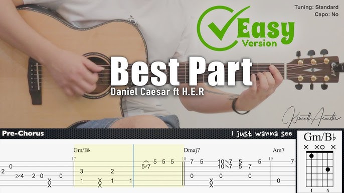 Daniel Caesar - Best Part (Chords) in 2023