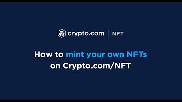 How to mint your own NFTs on Crypto.com/NFT