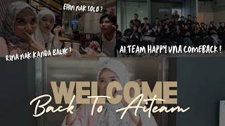 REACTION AI TEAM BILA UNA COMEBACK !! RINA NAK UNA BAHAGIA BERSAMA EX ADIK IPARNYAA ?!!