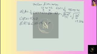 Random number generator picks number from 5 to 49 in uniform manner Round answers t0 decimal plac