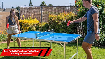✅  Top 5 Best Foldable Ping Pong Tables Reviews