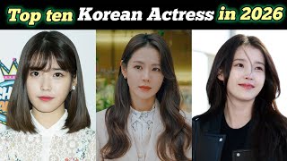 Top ten Korean beautiful Actresses and models | top 10 most popular Korean Actresses in 2026