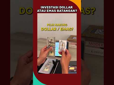 Pilih Nabung Dollar atau Emas LM Antam nih? #logammulia #emas #gold #dollar