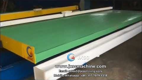 gold shaking table gold separation machine with PP feeding chute collection chute