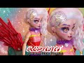 REPAINT ! Rainbow Pegasus Centaur #PRIDE OOAK Barbie Cave Club Hybrid Custom Doll Tutorial