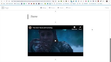Adobe Spark: Embedding Movie