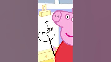 How to Draw and Color alphabet lore letter "J" with Peppa Pig | Step-by-Step Drawing Tutorial