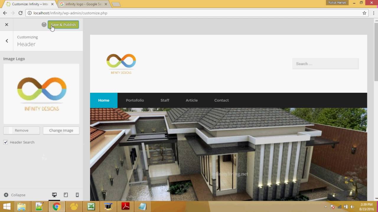 Change Logo Header in WordPress / Mengganti Header Logo di ... Change Logo Header in WordPress / Mengganti Header Logo di ...