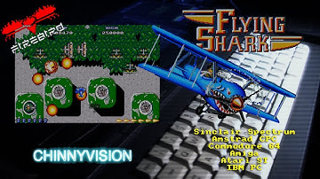 ChinnyVision - Ep 525 - Flying Shark - C64, Spectrum, Amstrad CPC, Amiga, ST, PC