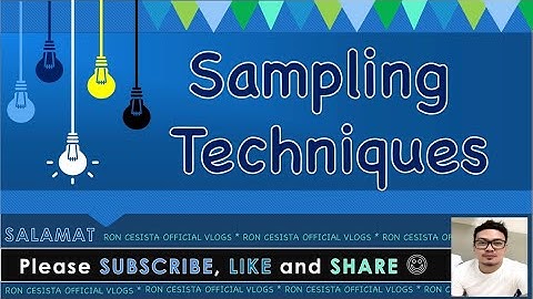 What is a sampling technique of equal chances?