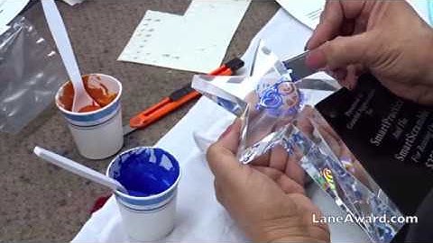 Glass Etching with Vibrant Colorfill