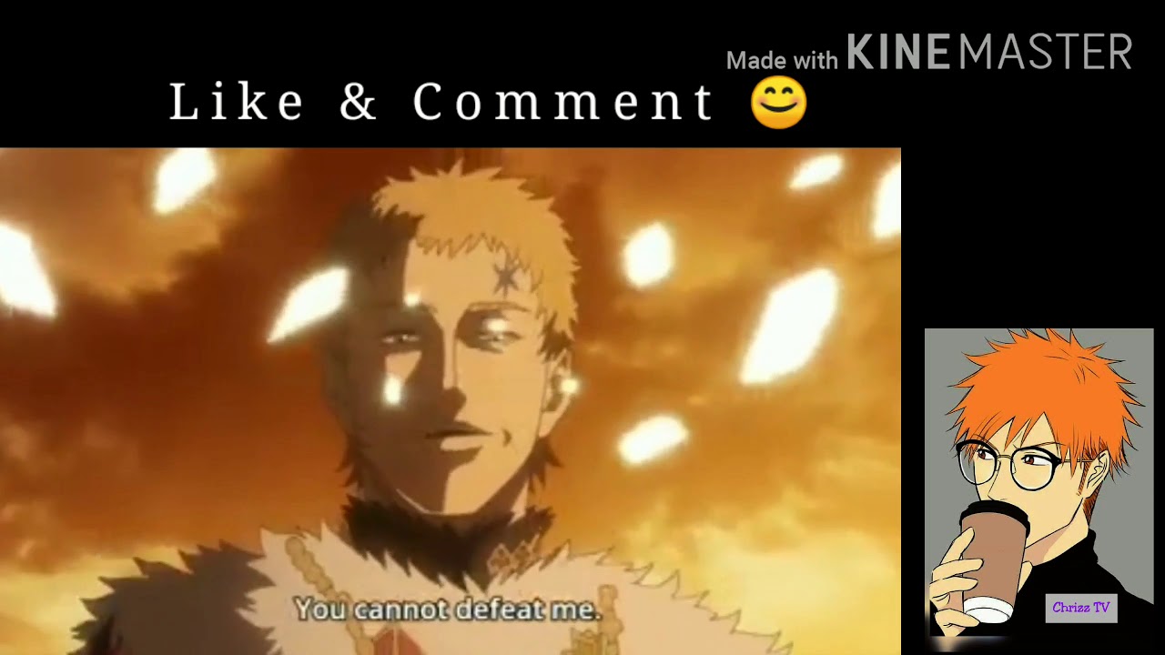 " BLACK CLOVER "Julius Novachrono (WiZard King) Vs Licht (Leader of the