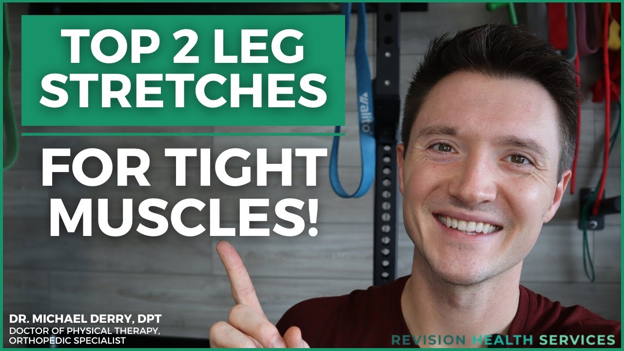 Top 2 leg stretches for tight muscles! Especially if you're working ...