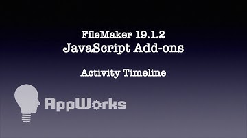 JavaScript Add-ons: Activity Timeline