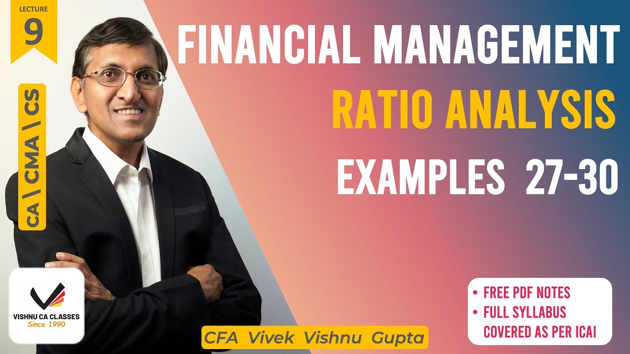 Ratio Analysis | Examples (3) | CA Inter FM - YouTube