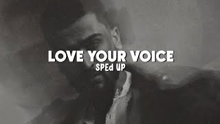 Love Your Voice - Sped Up Resimi
