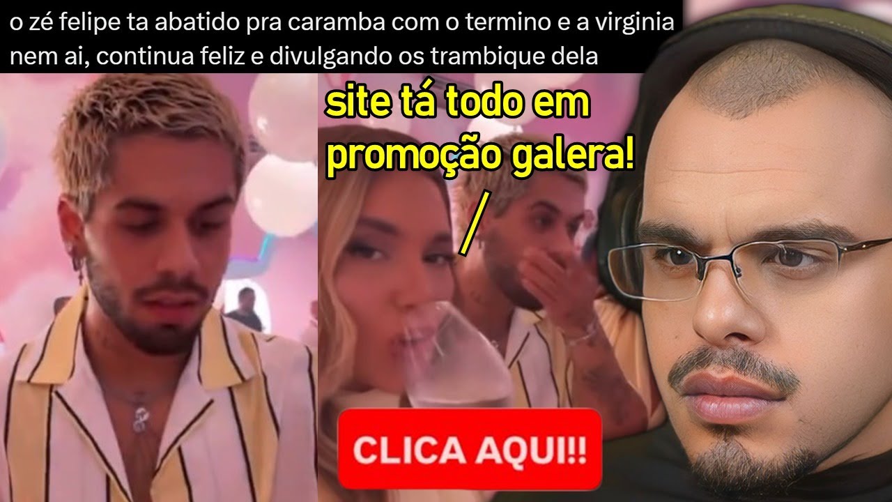 VIRGINIA ESTÁ SENDO CRITICADA POR TRATAR MAL ZÉ FELIPE E SE APROVEITAR PRA VENDER WEPINK