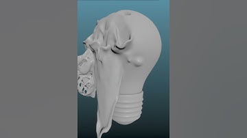 "Idea" #flip  #simulation in #houdinifx rendered in Karma #solaris