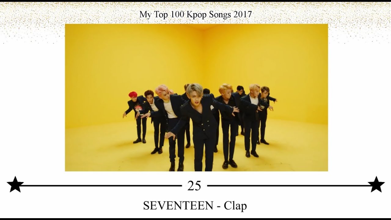 My Top 100 Kpop Songs Of 2017 - YouTube