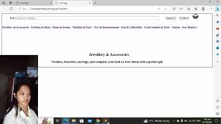 The Esty Website using HTML code without CSS (School Purpose) Integrative Programming 2